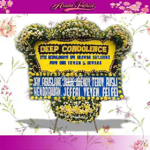 Bunga Papan Duka Cita 16