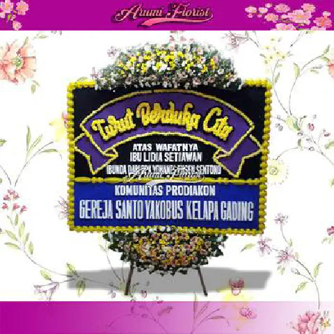 Bunga Papan Duka Cita 25