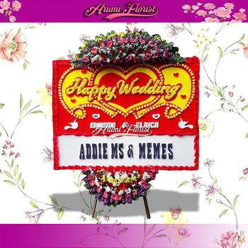 Bunga Papan Happy Wedding 27